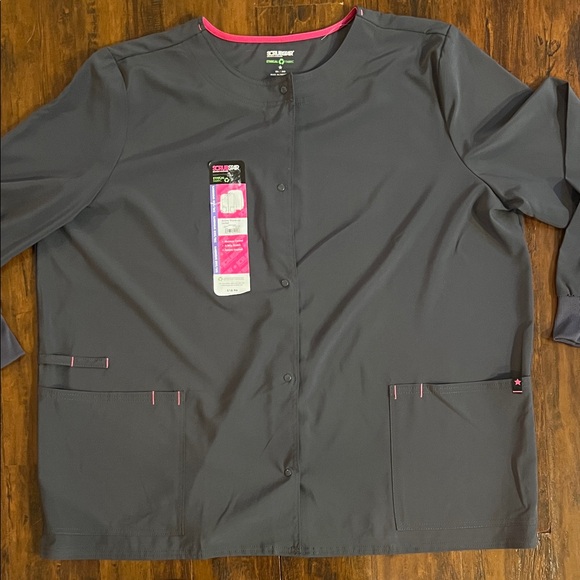 NWT Scrubstar Antimicrobial Scrub Pants & Snap Front Scrub Jacket - Women's 2XL - Picture 3 of 16